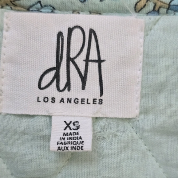 Anthropologie dRA LosAngeles Quilted Jacket XS Cottagecore Cabincore Floral - Picture 3 of 12